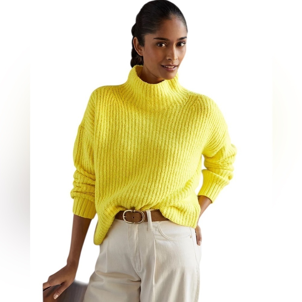 Anthropologie Funnel Neck Sweater Size S